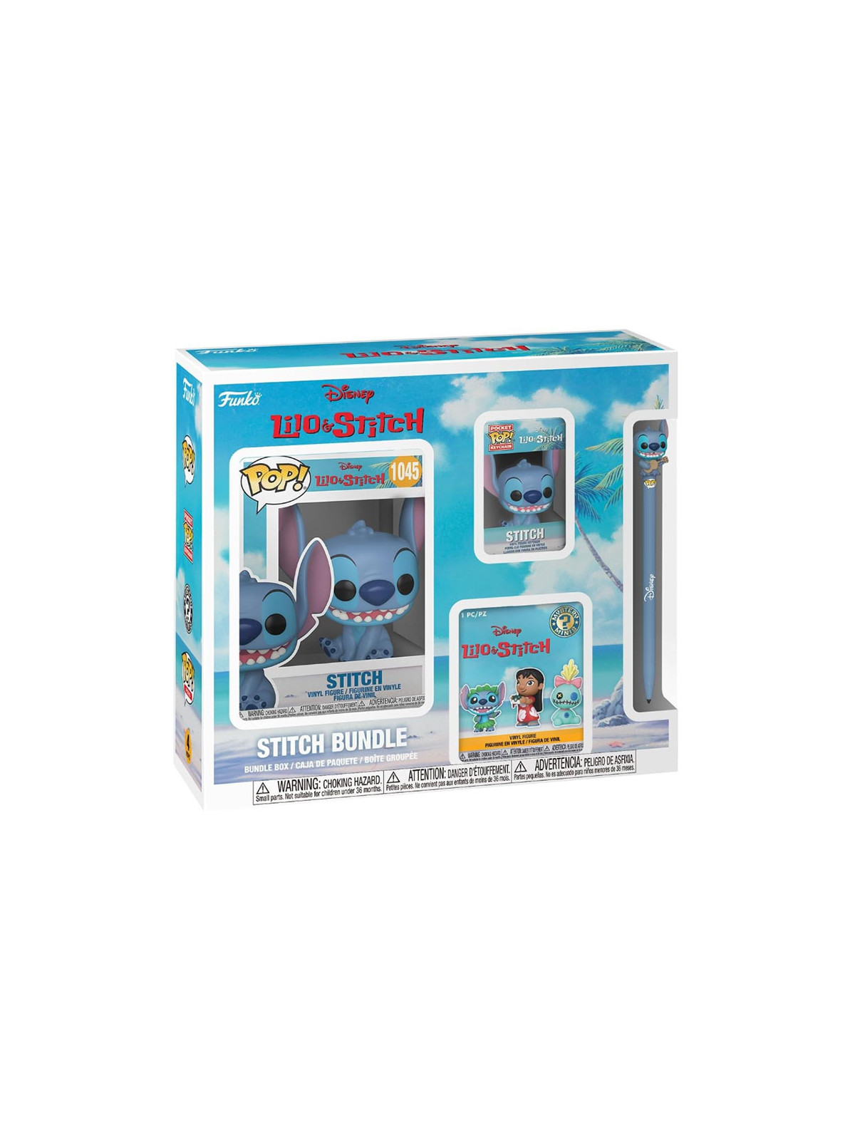 Funko pops disney stitch 4 pack