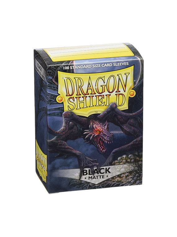Dragon shield bustine standard matte black 100pz