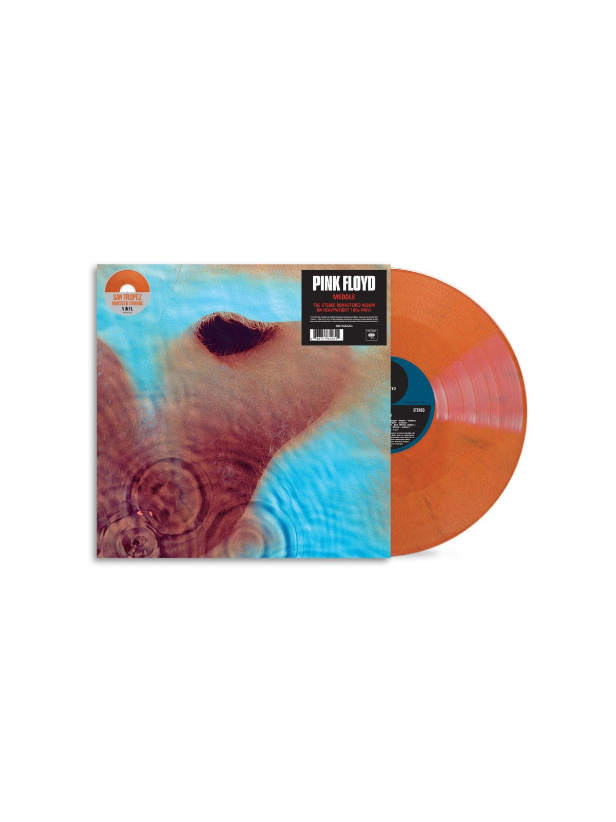 Meddle - marbled orange vinyl