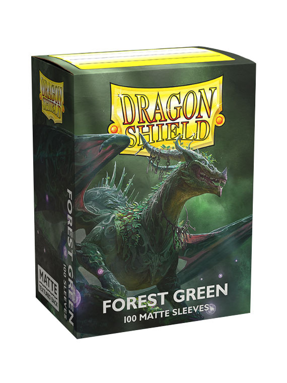 Dragon shield bustine standard matte forest green 100pz