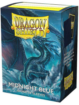 Dragon shield bustine standard matte midnight blue 100pz