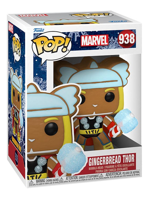 Funko pop holiday gingerbread marvel thor 938