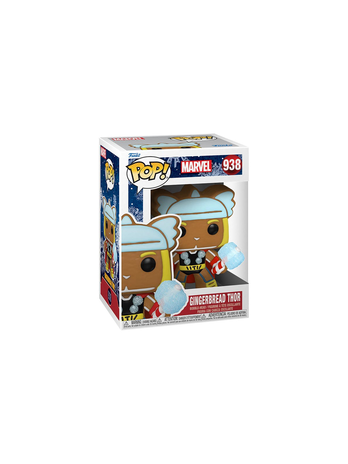 Funko pop holiday gingerbread marvel thor 938