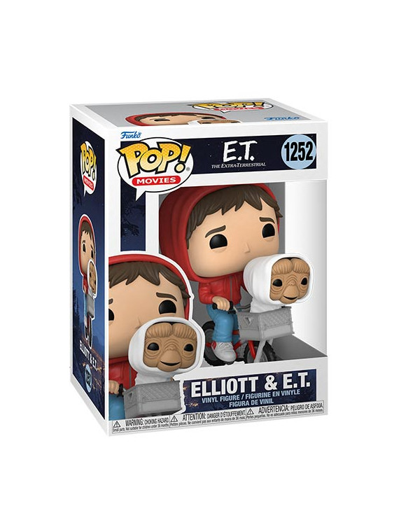 Funko pop e.t. elliot & e.t. in bike 1252