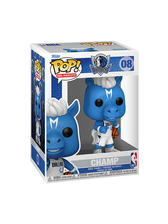 Funko pop nba mascots dallas mavericks champ 08