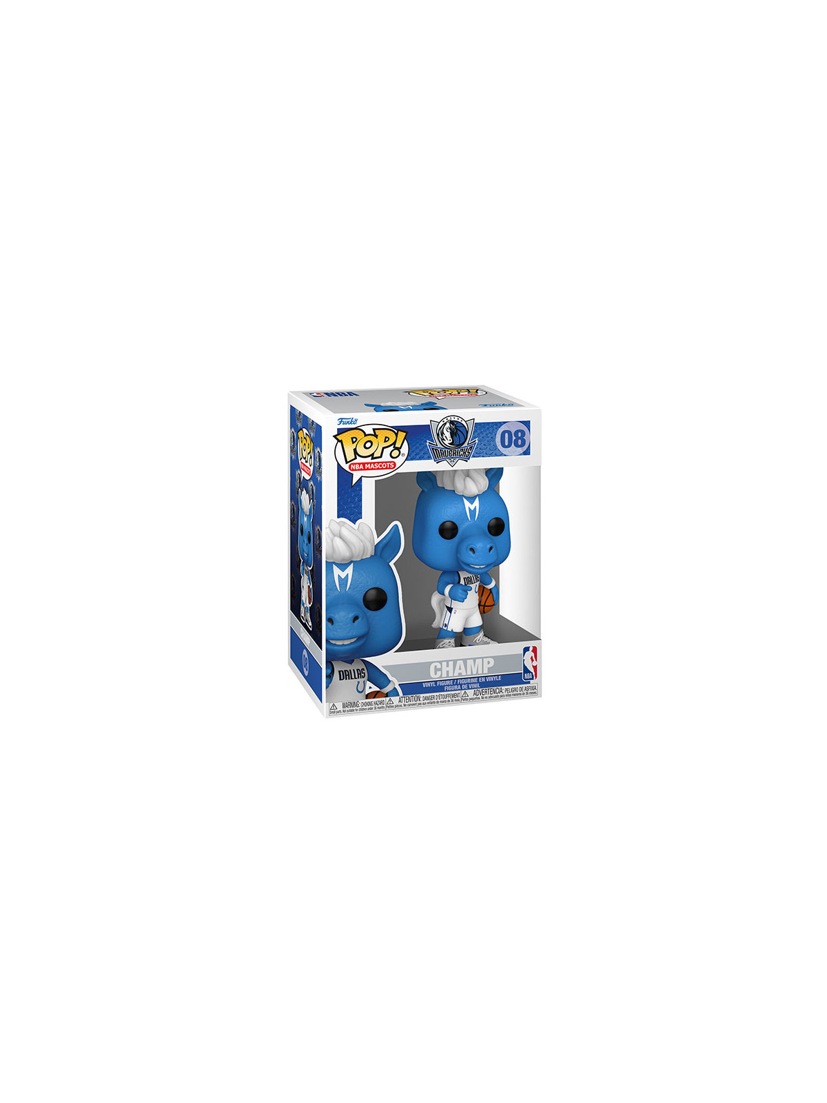 Funko pop nba mascots dallas mavericks champ 08