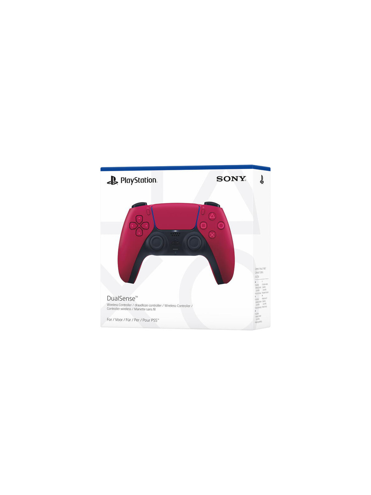 Ps5 ac sony ps5 controller wireless dualsense cosmic red v2