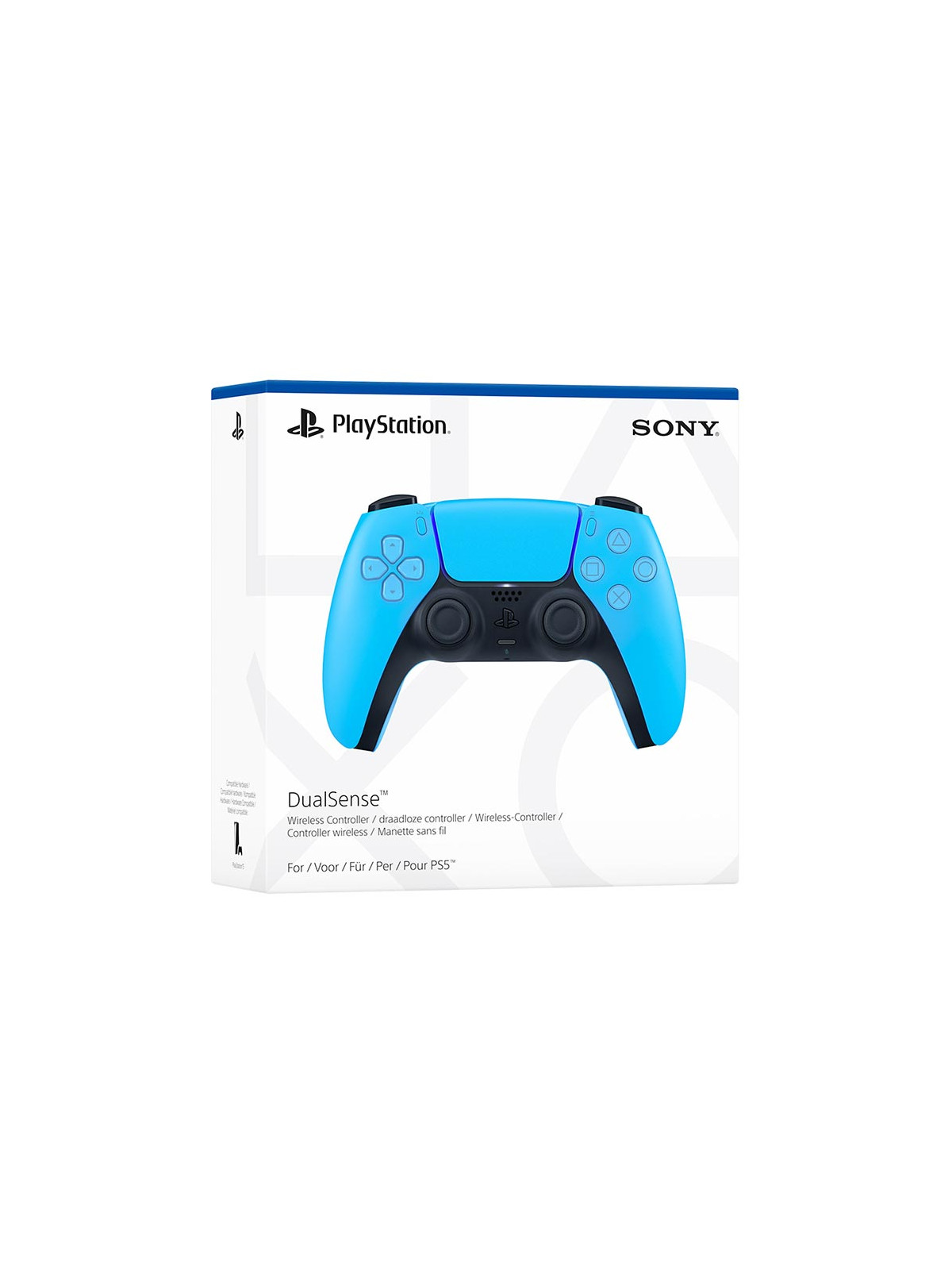Ps5 ac sony ps5 controller wireless dualsense starlight blue v2