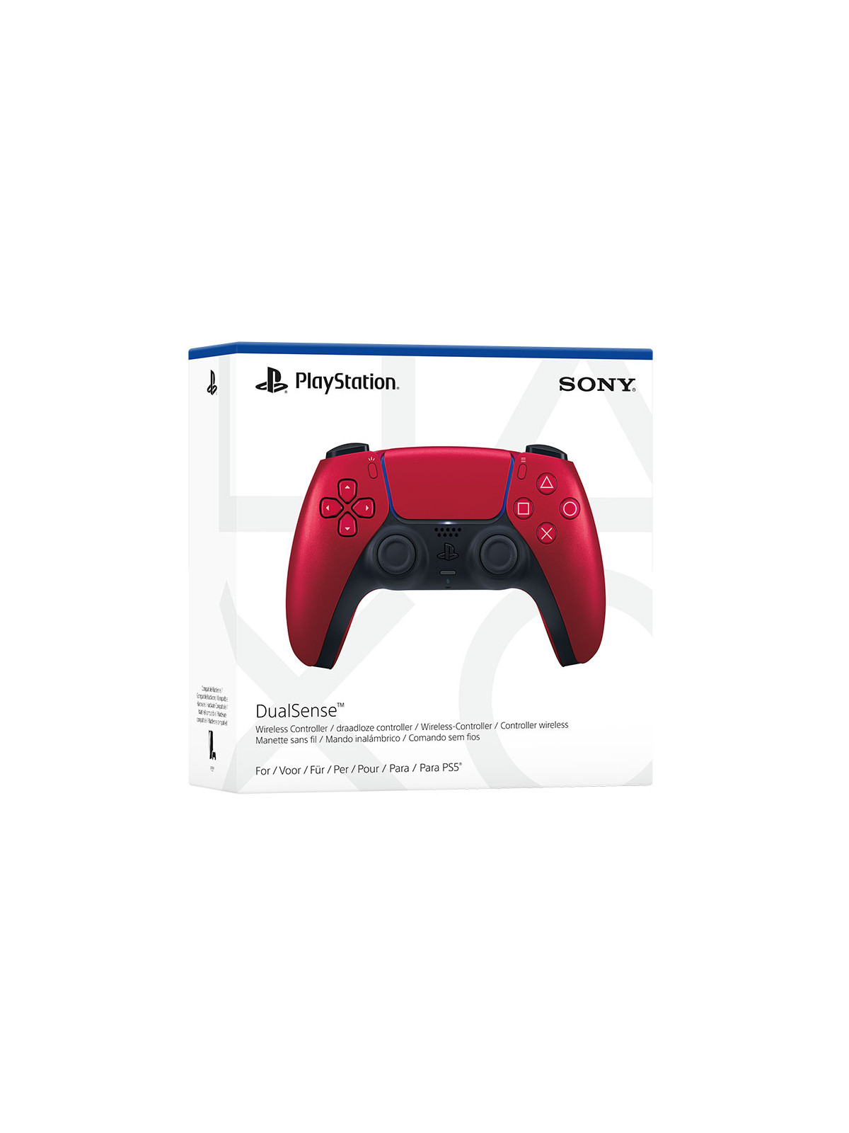 Ps5 controller wireless dualsense volcanic red