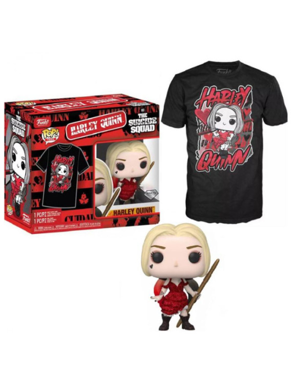 Funko tee+pop harley quinn m