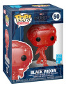 Funko pops art series infinity saga black widow bobble 50