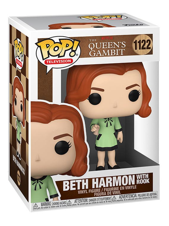 Funko pop regina degli scacchi beth harmon w-rook 1122