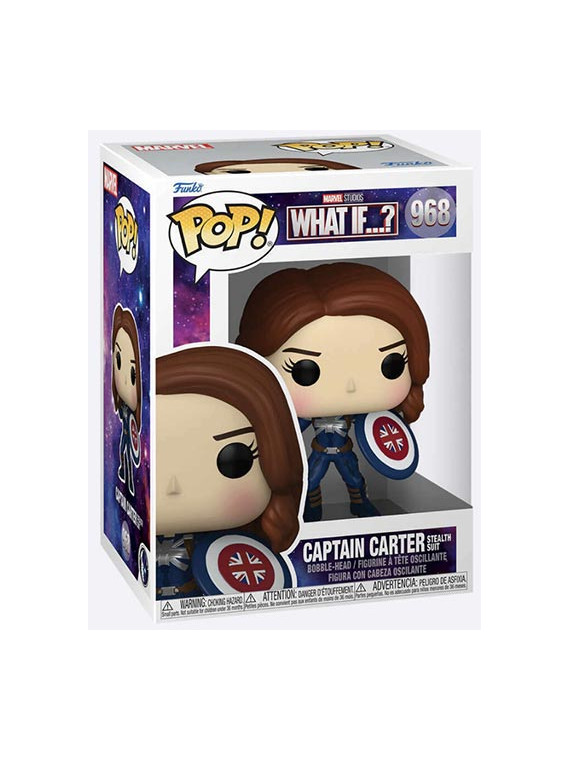 Funko pop marvel what if...? captain carter stealth suit 968