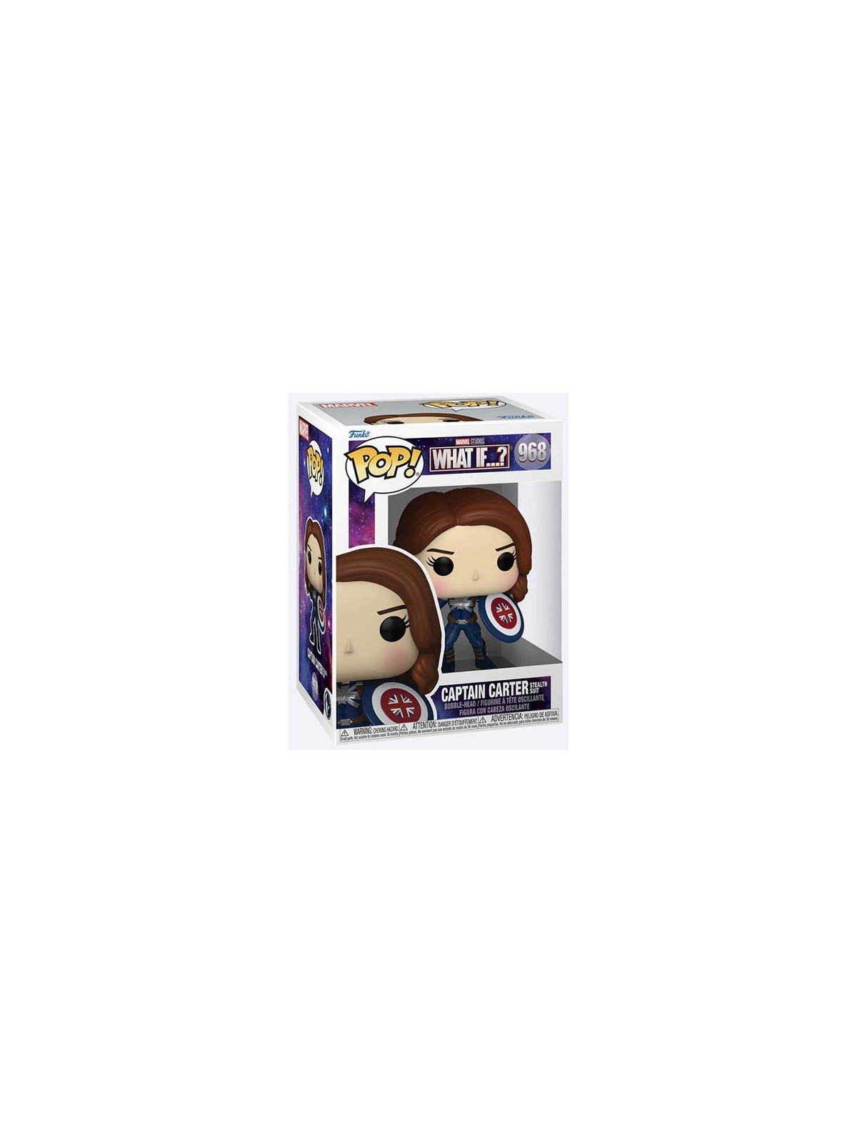 Funko pop marvel what if...? captain carter stealth suit 968