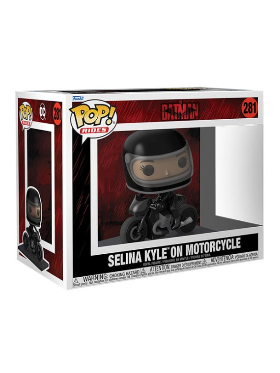 Funko pops rides the batman selina kyle on motorcycle 281
