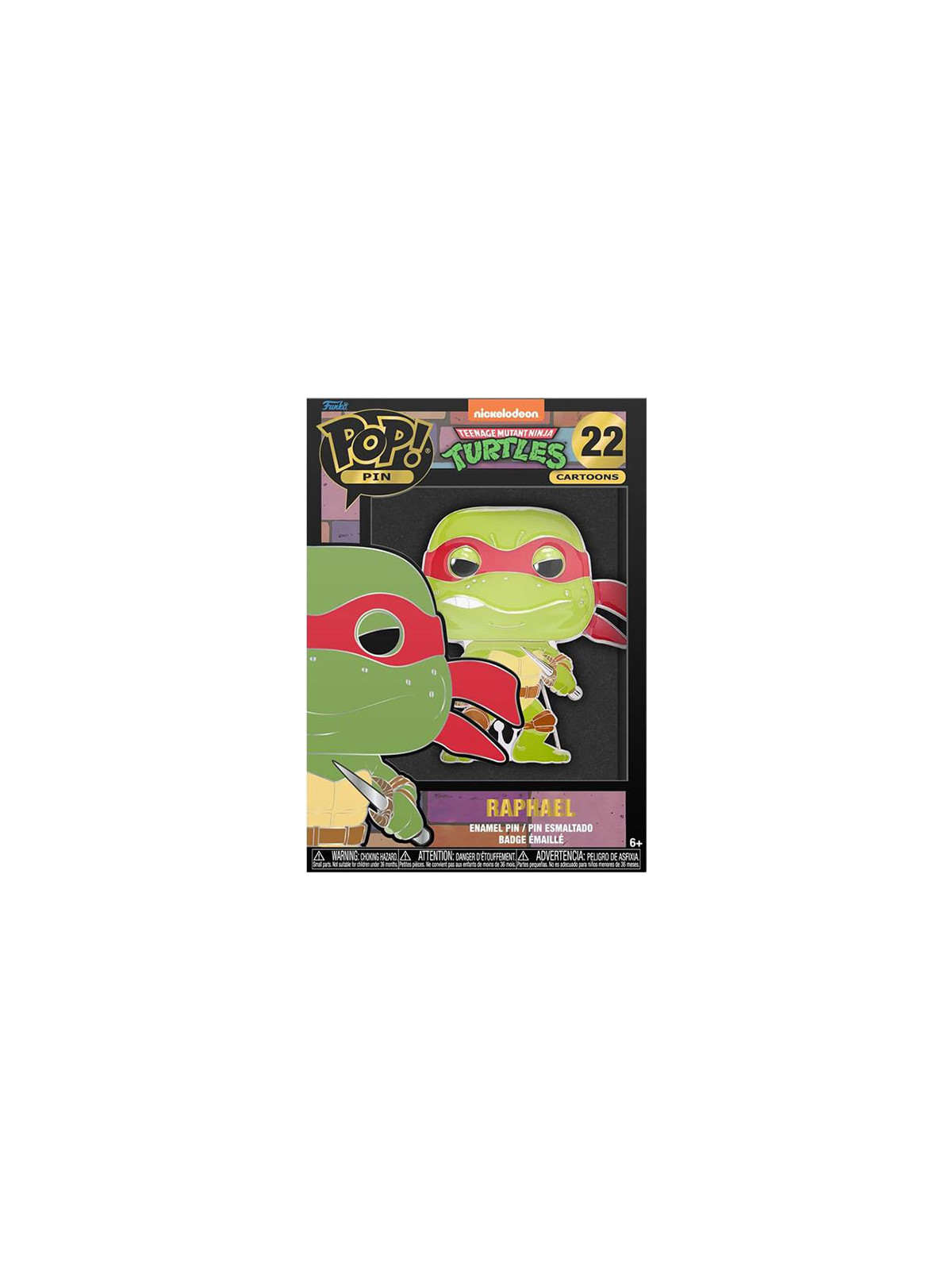 Funko pin tmnt turtles raffaello 22