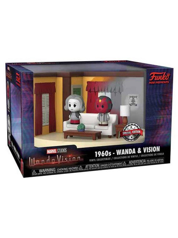 Funko mini moments wandavision 1960s wanda & vision