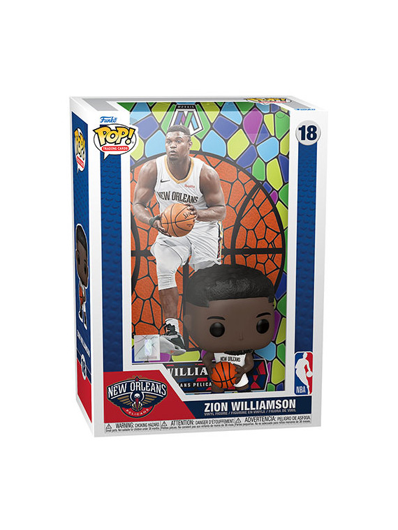 Funko card nba mosaic orleans pelicans zion williamson 18