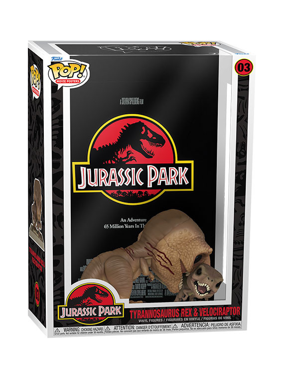 Funko pops jurassic park t-rex vs velociraptor 03