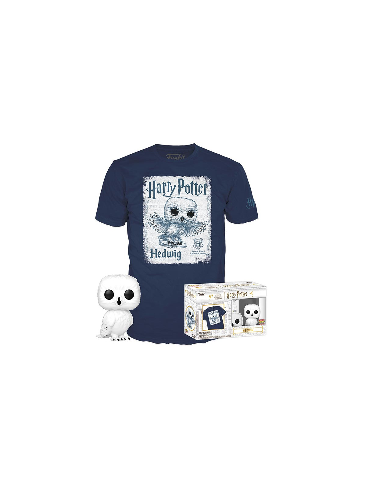 Funko tee+pop harry potter edvige m