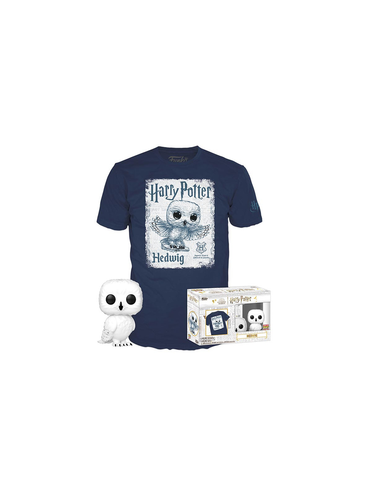 Funko tee+pop harry potter edvige xl