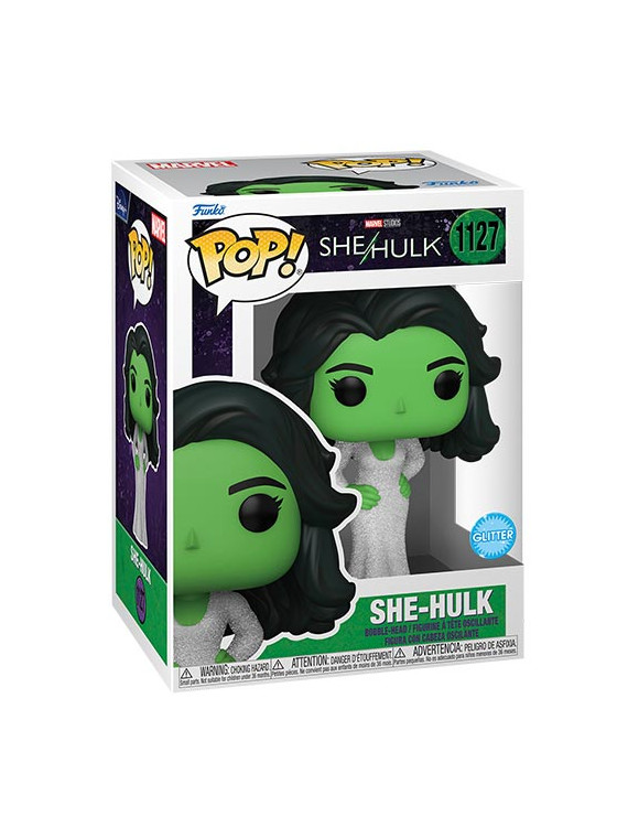 Funko pop marvel she-hulk glitter bobble 1127