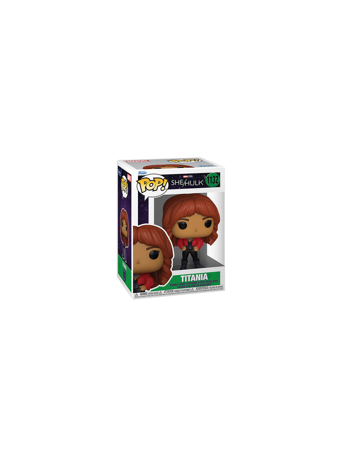 Funko pop marvel she-hulk titania bobble 1132