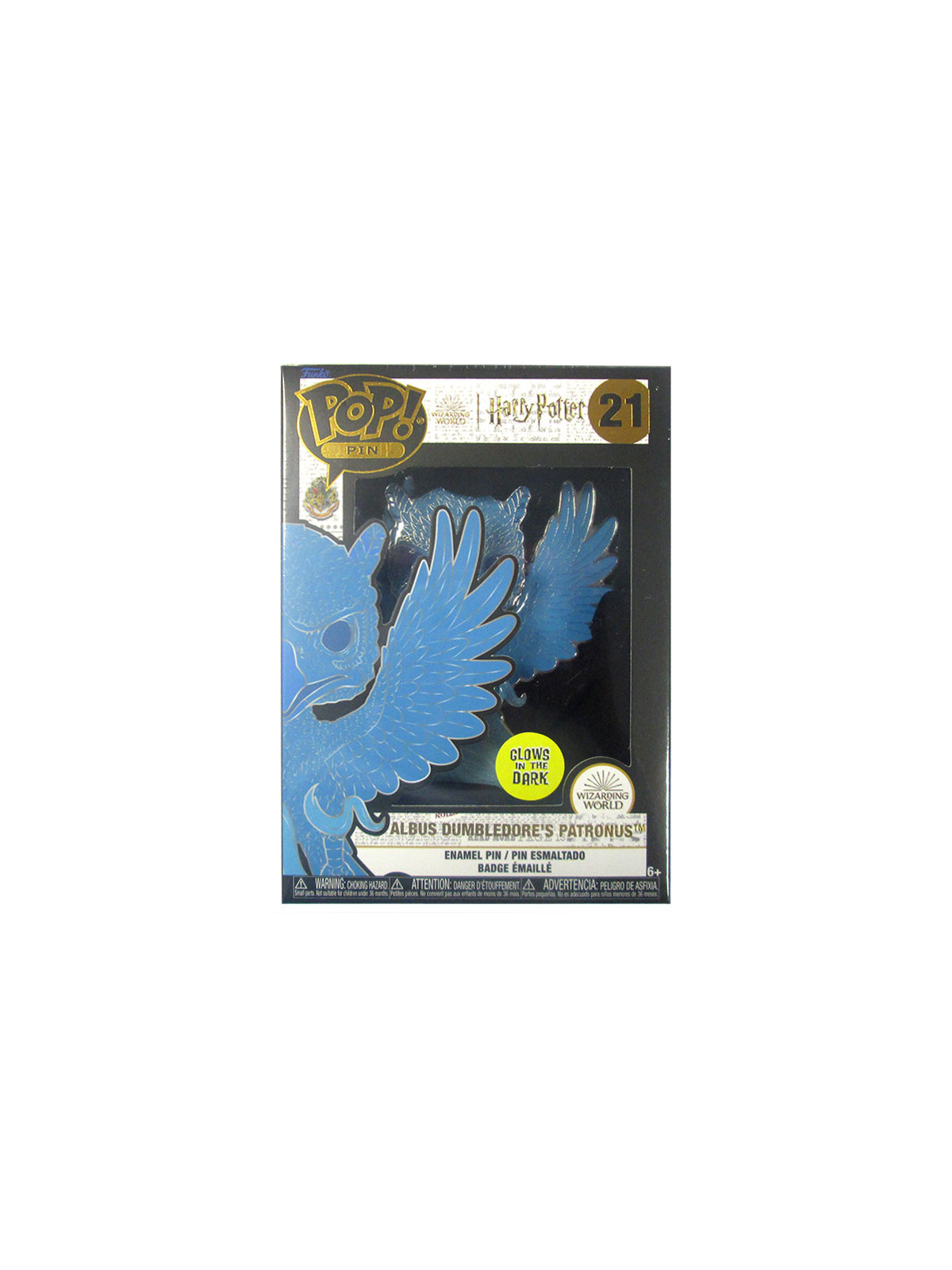 Funko pin harry potter albus silente patronus glow 21