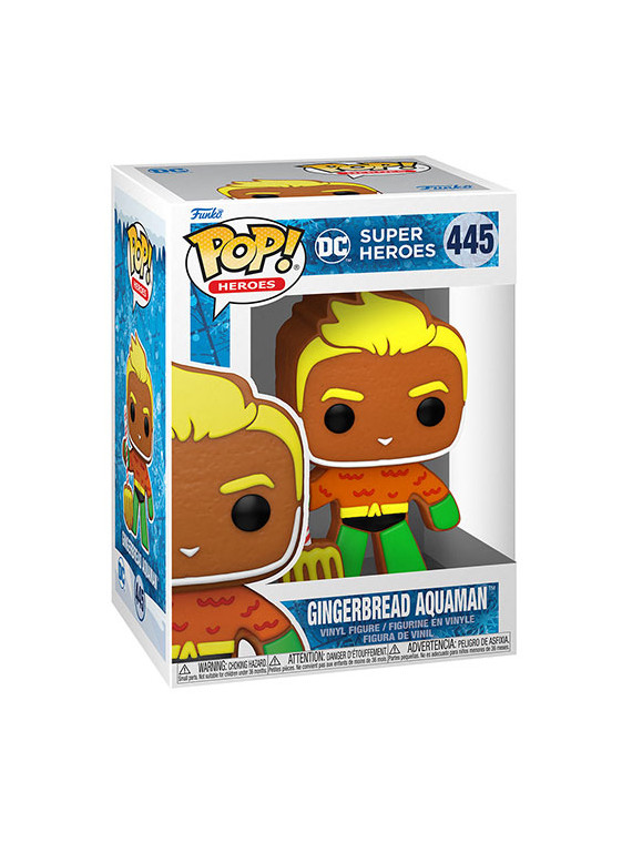 Funko pop holiday gingerbread dc aquaman 445