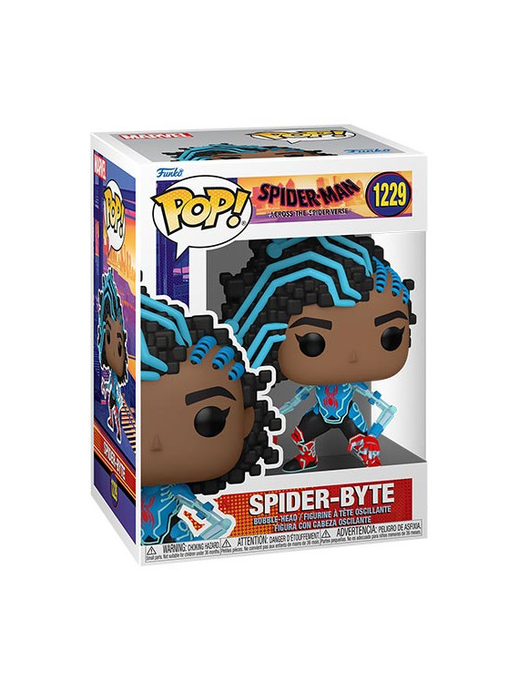 Funko pop spider-man the spider-verse spider-byte 1229