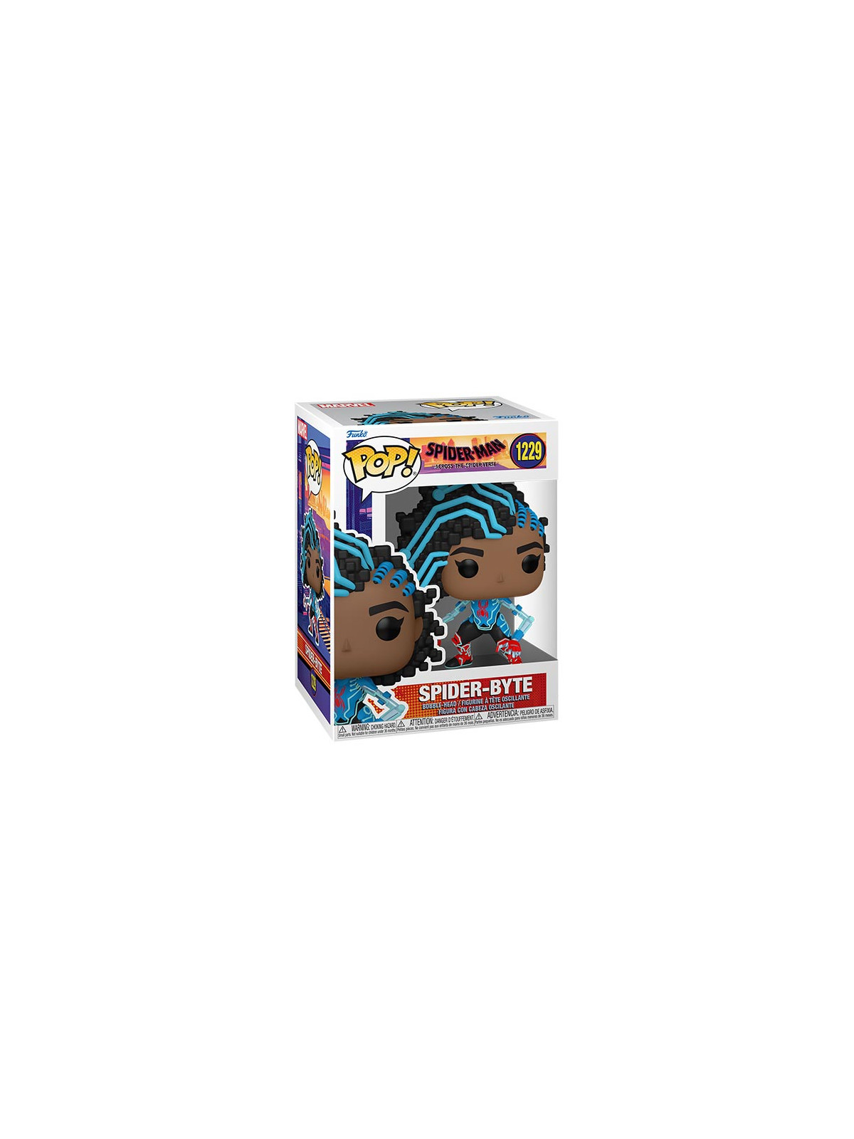 Funko pop spider-man the spider-verse spider-byte 1229