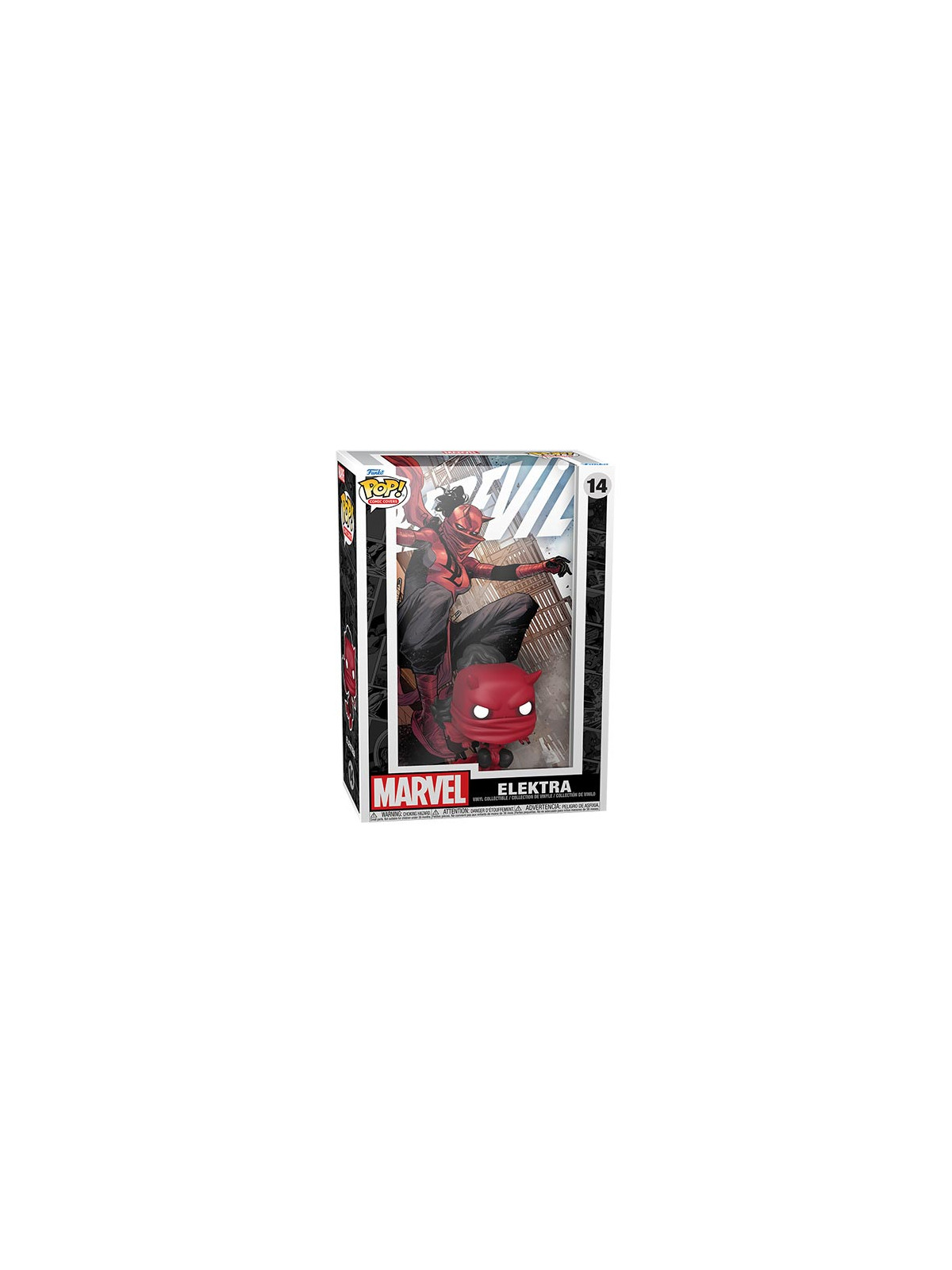 Funko pops comic cover daredevil elektra 14