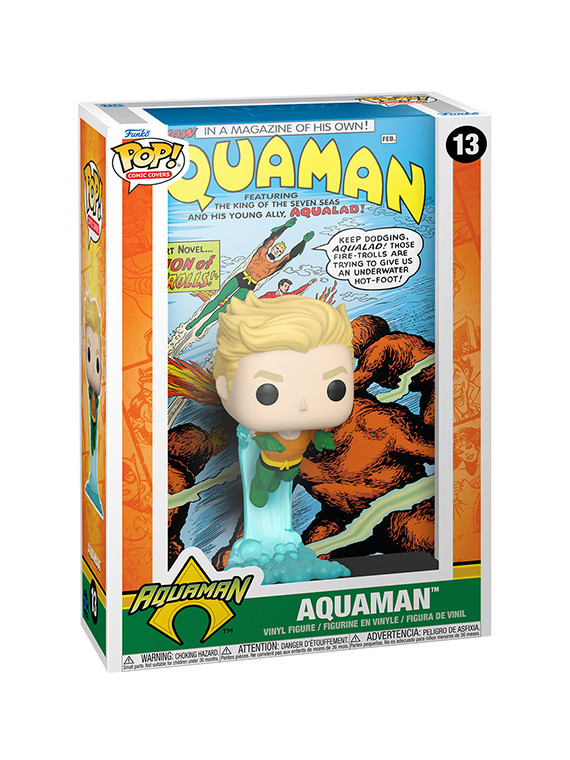 Funko pops comic cover dc aquaman 13
