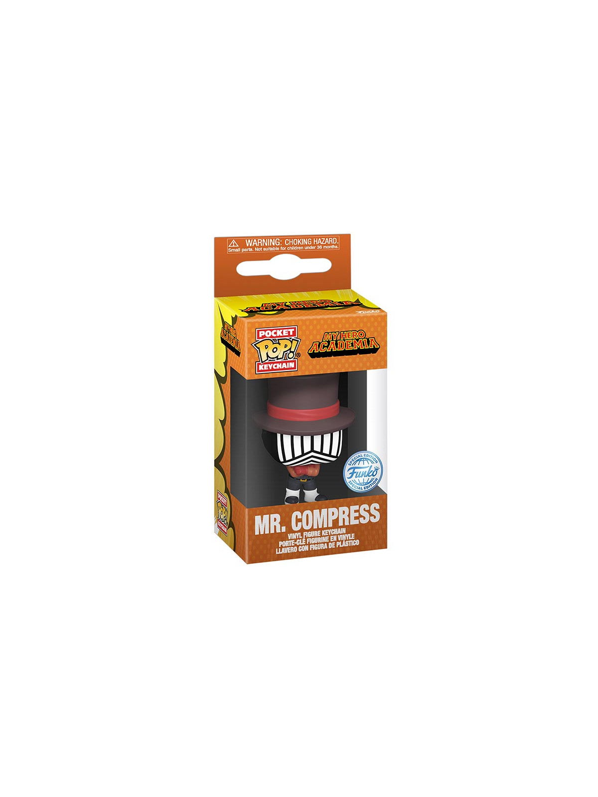 Funko key my hero academia mr.compress hideout