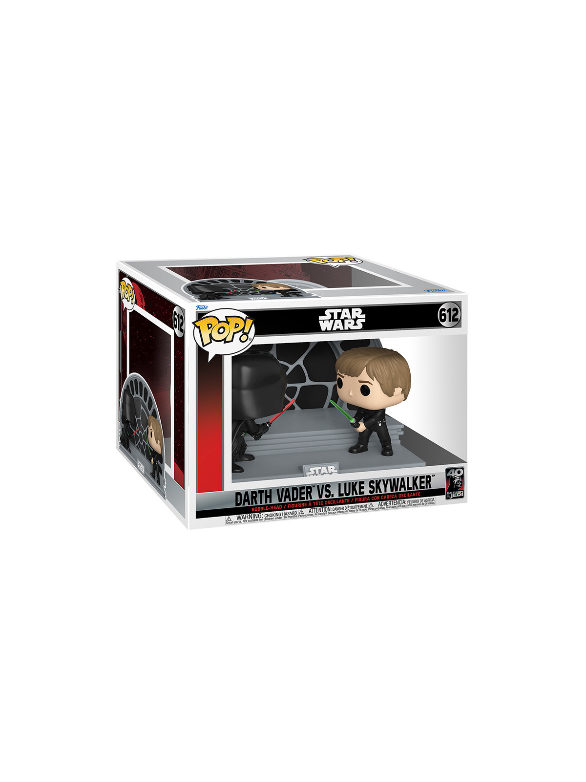 Funko moments star wars jedi 40th darth vader vs luke 612