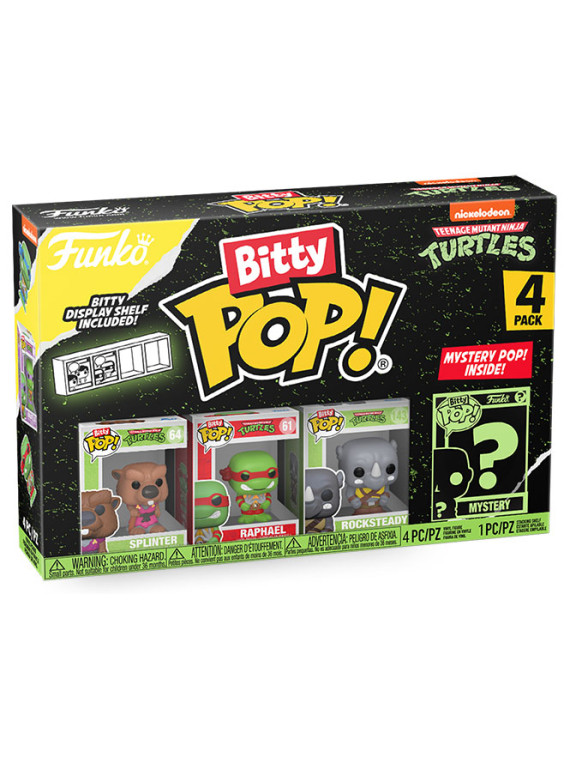 Funko bitty pop 4 pack tmnt turtles splinter