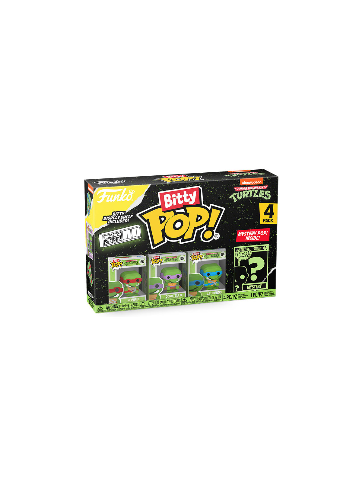Funko bitty pop 4 pack tmnt turtles 8-bit