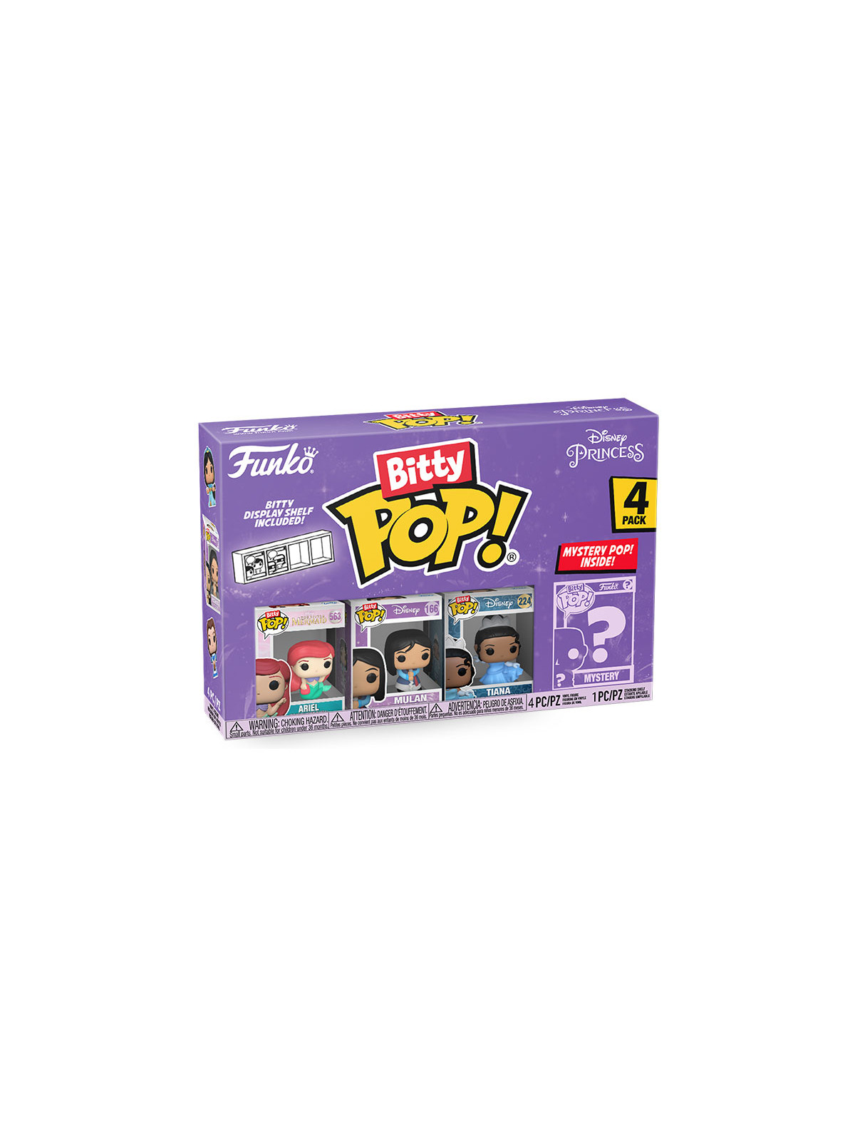 Funko bitty pop 4 pack disney princess ariel