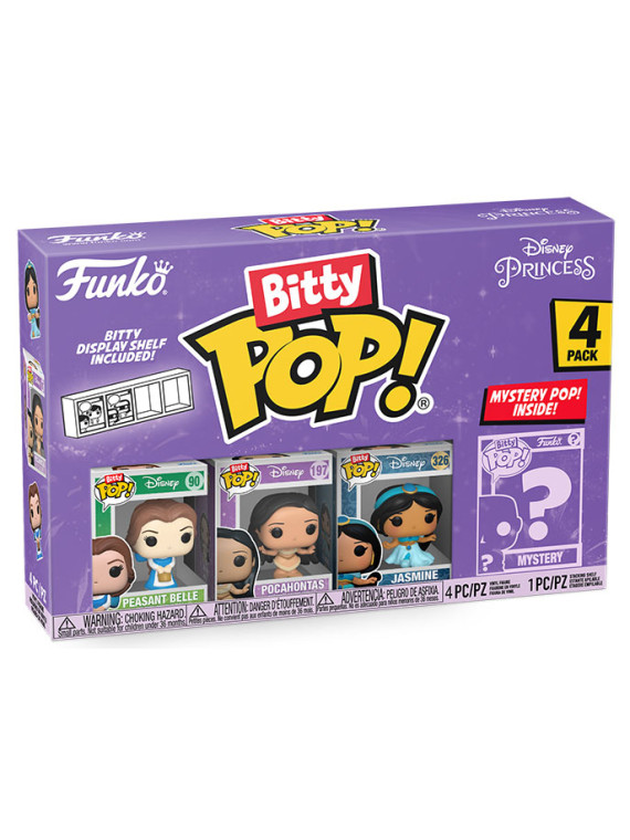 Funko bitty pop 4 pack disney princess belle