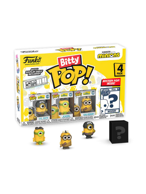 Funko bitty pop 4 pack minions eye, matie