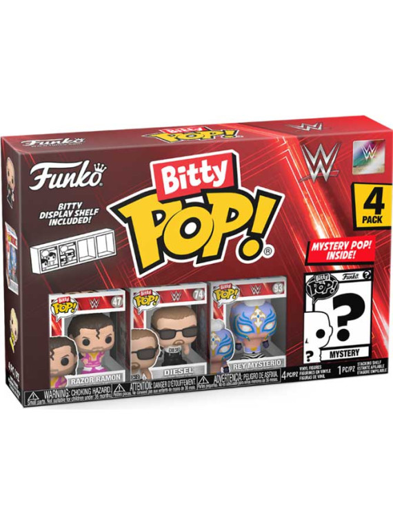Funko bitty pop 4 pack wwe razor ramon