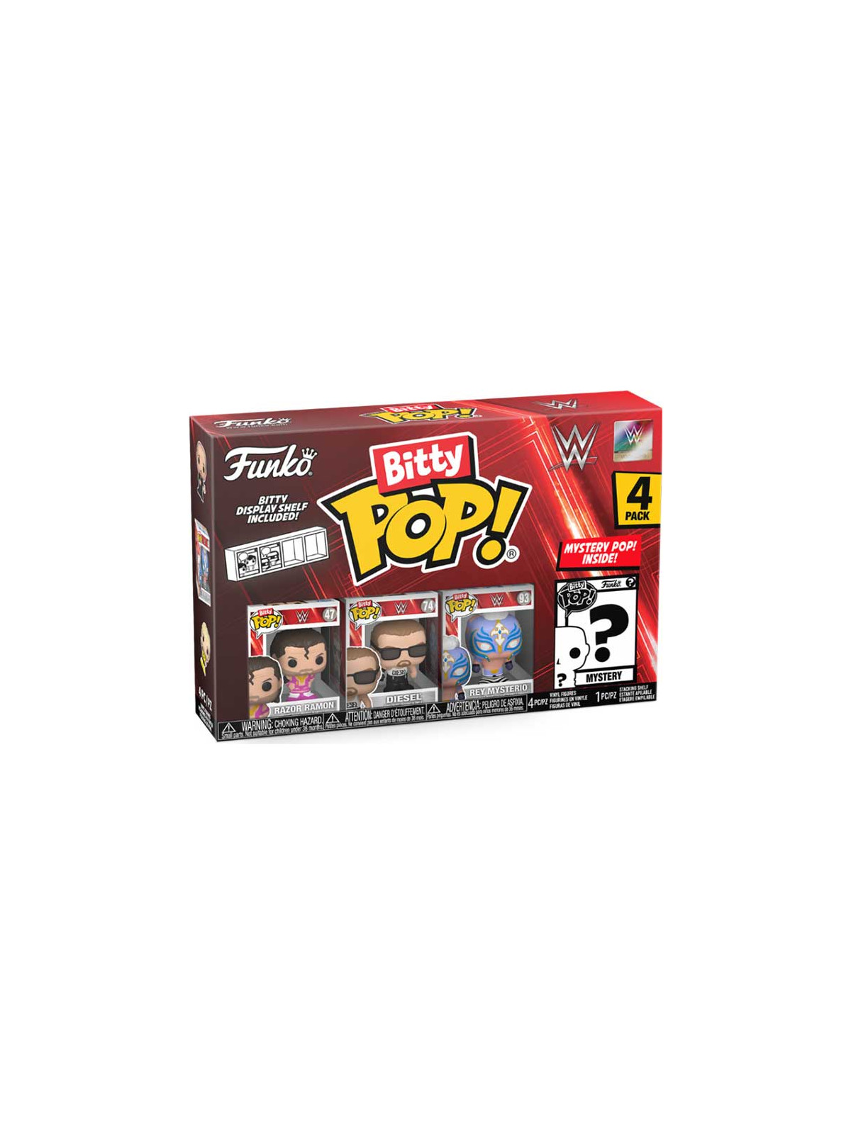 Funko bitty pop 4 pack wwe razor ramon