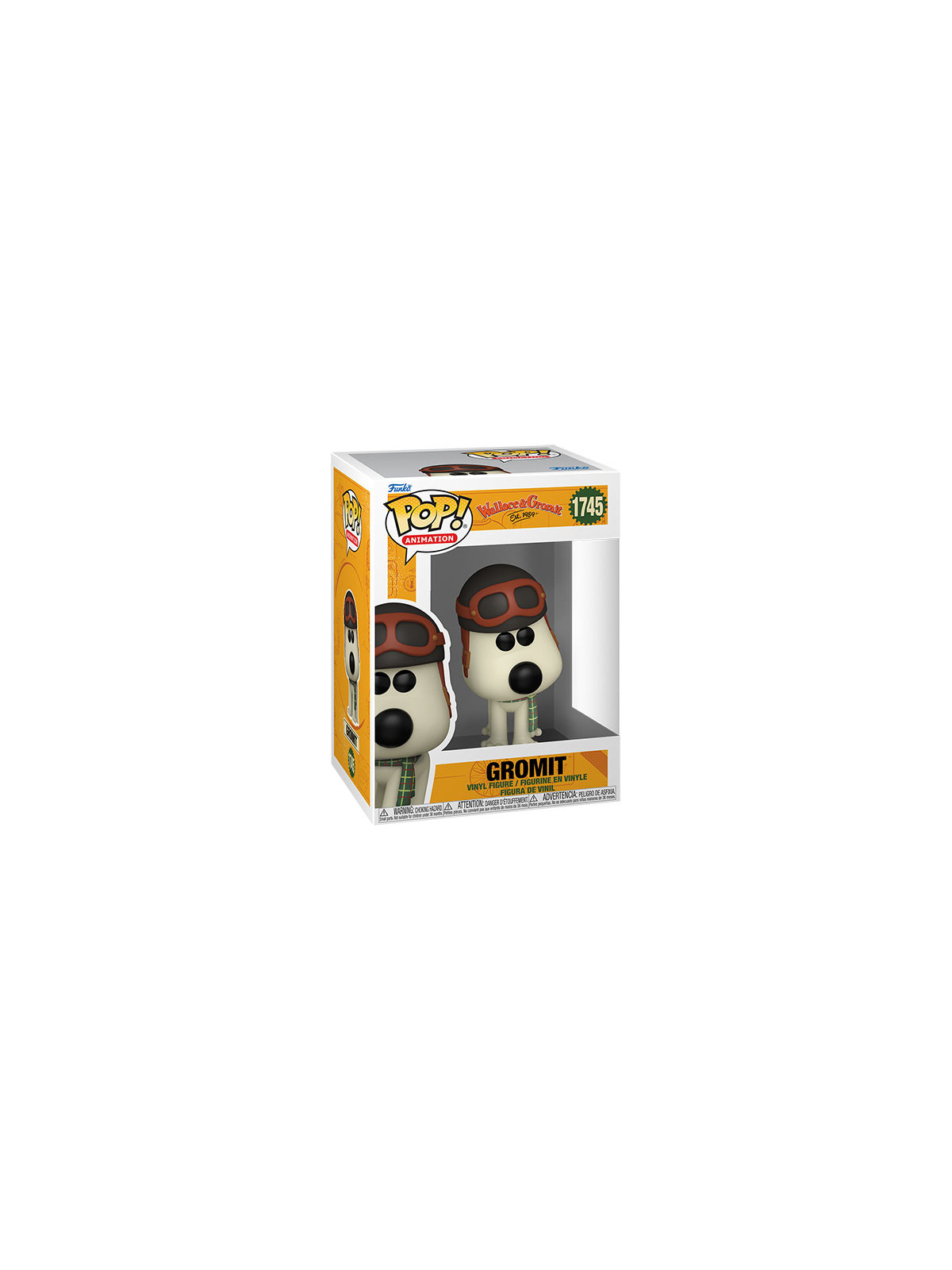 Funko pop wallace & gromit gromit (aviator) 1745