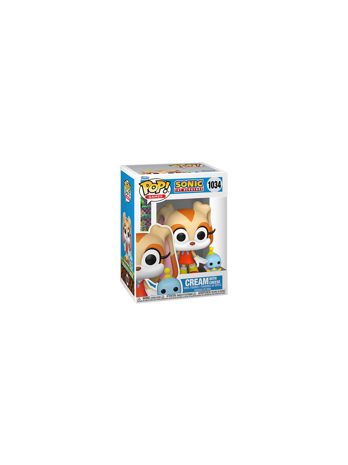 Funko pop sonic the hedgehog cream w-cheese 1034