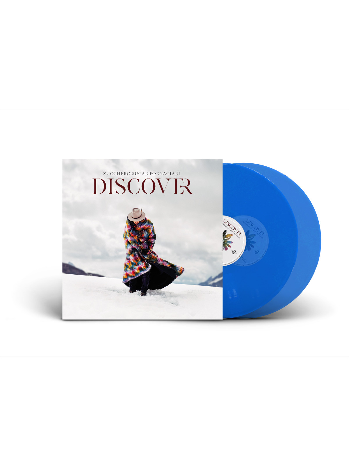 Discover 2lp numerato colorato blu trasparente