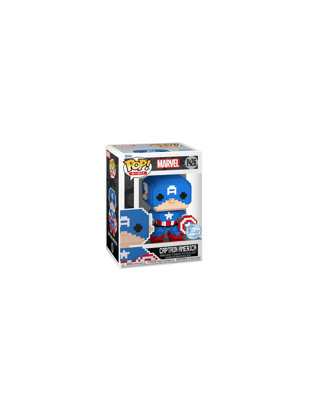 Funko pop marvel 8-bit captain america 1426