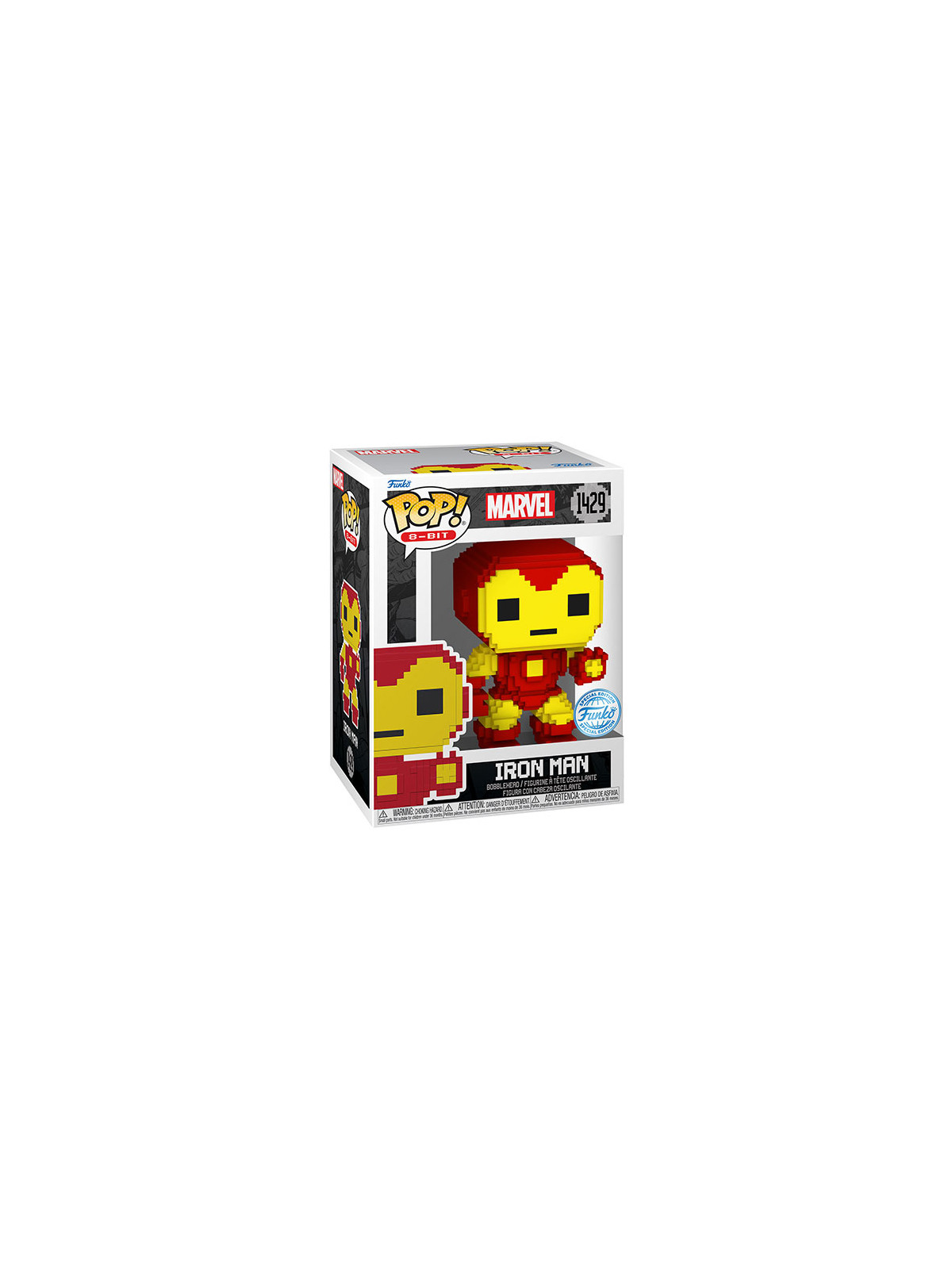 Funko pop marvel 8-bit iron man bobble 1429
