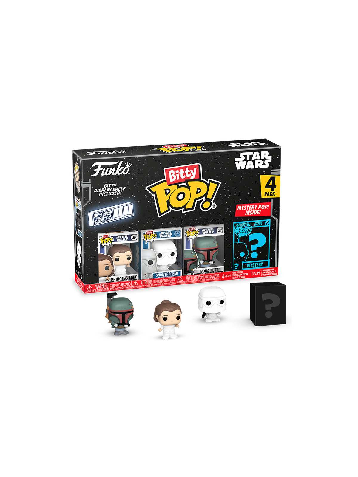Funko bitty pop 4 pack star wars princess leia