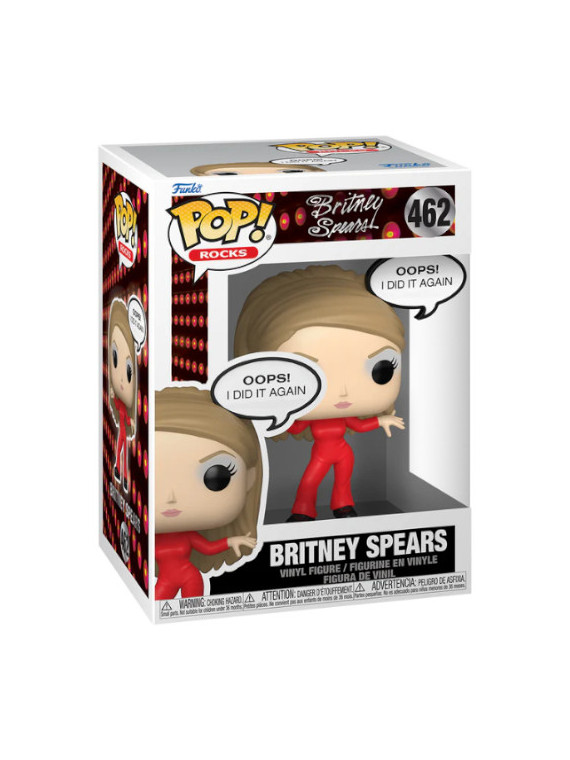 Funko pop rocks britney spears (oops!... i did it again) 462