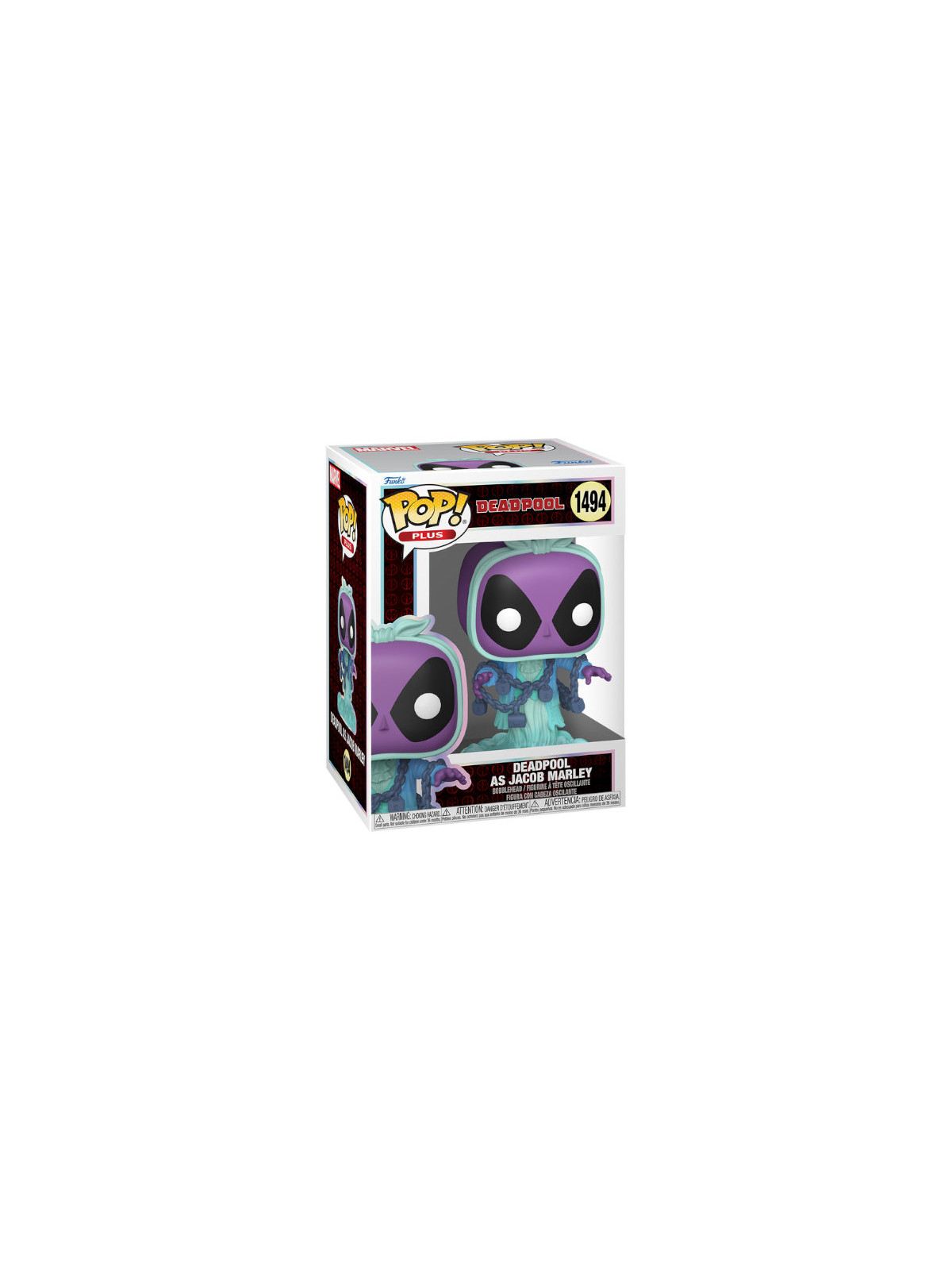 Funko pop marvel deadpool as jacob marley 1494